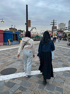 かな「フライングダイナソー乗ったよ🦖」