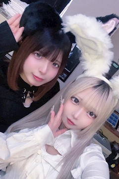 ねう「イースター‼️あもちゃんの初飲酒🫧🥂」