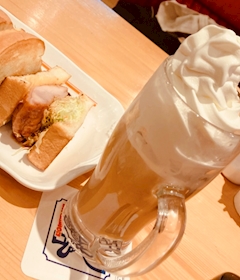 らん「コメダでお腹一杯✨️」