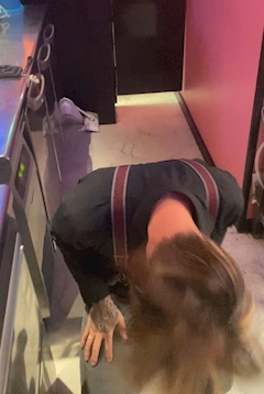 心「お酒で殺された店長🥃‎꜀(  ꜆×ࡇ×)꜆」