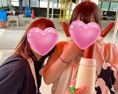 なつ「初めての牧場🐮𓈒𓂂𓏸」