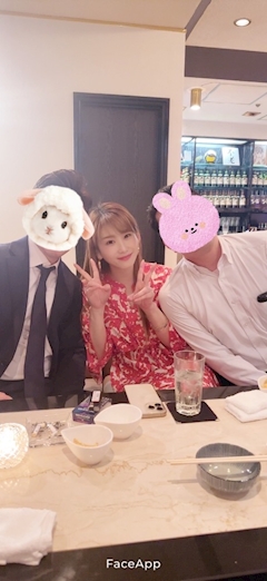 優子💖「ありがとうございました🥂✨」