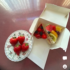 らん「ケーキ🍰」
