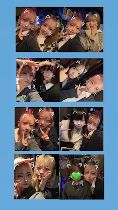 ゆめ「みんなと👱🏻‍♀️💜」