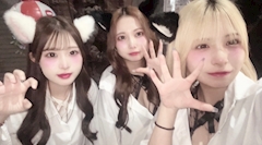もえ「🐾くうさん・さらちゃん・私でにゃんにゃん3ショット🐾」