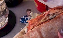 タカさん、ケバブだよ