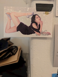 にこ🎍川崎GARDEN🎍「大好きなお店に名詞貼」