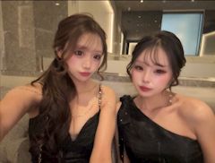 かな「この前はりりちゃんリクエストのハーフポニテしたの🎀🪄」