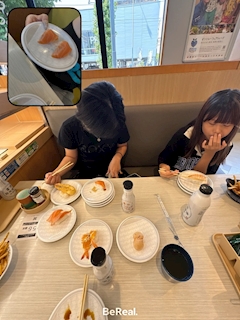 まい「2日に1回お寿司🍣」