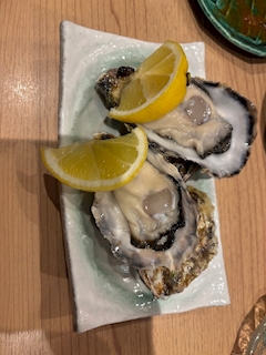 たいきん！人生初で生牡蠣たべた！🦪´-