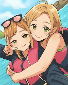 めぐ「なつ！！☀️🍉🌻🏖🐠」