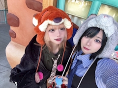 はと‪❤️‍🔥「🐰💕🦊ディズニー✨✨」