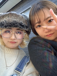 りんりん「寒ーーい」