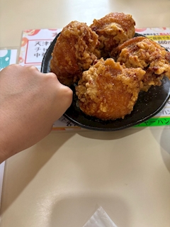 りこ「拳ぐらい大きい唐揚げ」