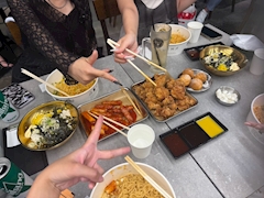 一葉 のん「韓国料理、でらうまうま🌶✨」