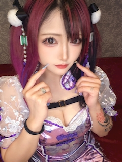 プロフィール写真26・🚬 猫又たそ 🐈‍⬛ たそち 💜｜鬼灯-hozuki-・ホオズキ - 浜松のガールズバー