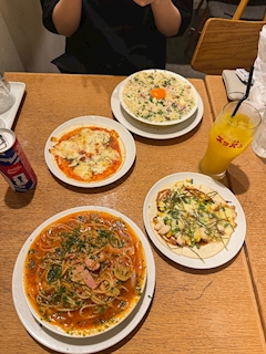 もも「最後のご飯🥹」