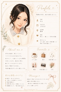 れん「マイプロフィール🌟」