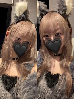 もも🖤 零 川崎店「オオカミ！🖤髪巻いたら可愛い～！ラスト1日だよ～！🖤お待ちしてます꒰՞ ܸ. . ܸ՞꒱ෆ‪」