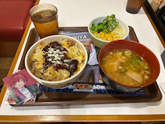 しの「すき家行った」