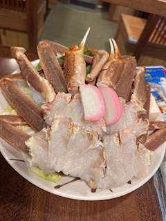 ナギサ「たこから→かに鍋＝幸せ」
