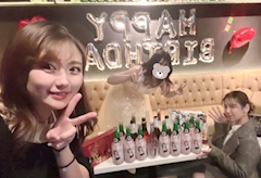 らん《八王子Girl'sbar TSUBAKI》「🍰🎊🙇‍♀️」