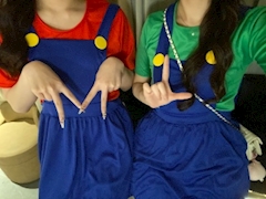 みれい「❤️💚」
