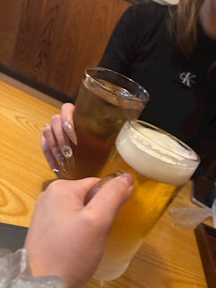 のの「お酒大好き🐷🐷🐷」