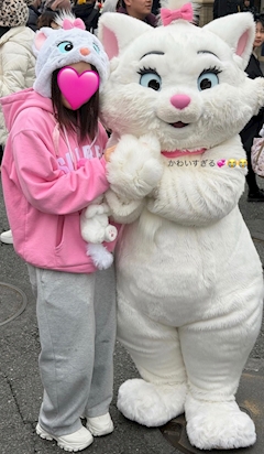 ふうか「ディズニーいった🐭🩷」