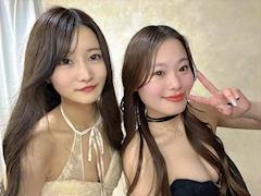 ここな「だいぶ遅い時間に😅😅」