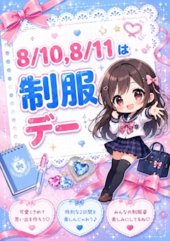 しの「本日出勤です🎀」