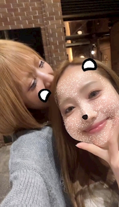 🕸️🃏明日花 りおな🫶🏿🐈‍⬛🛸「ゆかぴょんと月イチご飯会。withつばきちゃん」