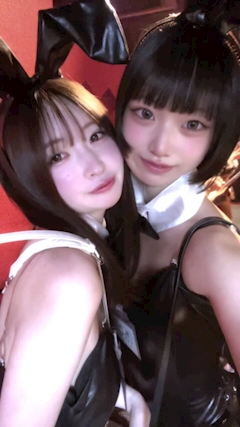 あも「るなちゃんとカフェ時間☕️🤍」