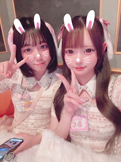 あむ🐰恋するうさぎ🐰「わーい」