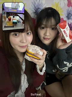 ほの「喉カラカラ潤い求む‼️」