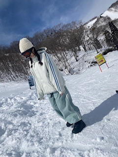 はな「スノボの思い出＆今日います𑊢 ⸜❤︎⸝‍」