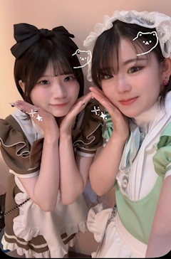 とうか「仲良しフォト撮りました(*´˘`*)♡」