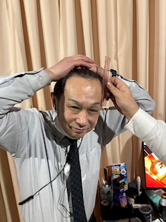 ヒロシです。「三鷹アーク」「これはおでこですか？いいえハゲてます😂」