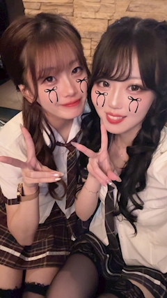 みれい「オソロしたよ👭🤎💙」