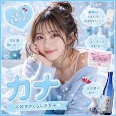 プロフィール写真1・カナ|隠れ家・カクレガ - 武蔵小山のガールズバー