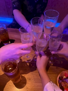 ゆう💫MIMOSA💫「🥂🤍」