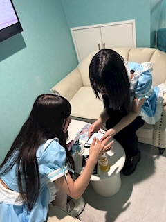 マネージャー「☀️毎日暑いですね🥹🩵」