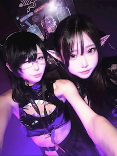 御堂筋💜🚲「今日もパーティ✌️✌️」