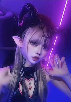 プロフィール写真1・御堂筋💜🚲|サキュバスシーシャWISP 博多・ウィスプ - 西中洲のコンカフェ