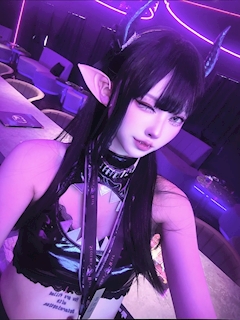 プロフィール写真3・御堂筋💜🚲｜サキュバスシーシャWISP 博多・ウィスプ - 西中洲・春吉のコンカフェ