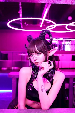 プロフィール写真4・御堂筋💜🚲|サキュバスシーシャWISP 博多・ウィスプ - 西中洲・春吉のコンカフェ