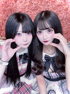 ももにゃ「めのももにゃ忠犬ハチ公組🐶🎀♡」