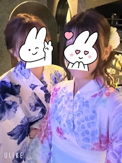 みなみ🔱 Girl's Bar Al'aise鶴見東口「浴衣👘」
