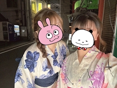 みなみ🔱 Girl's Bar Al'aise鶴見東口「浴衣２日目🎈」