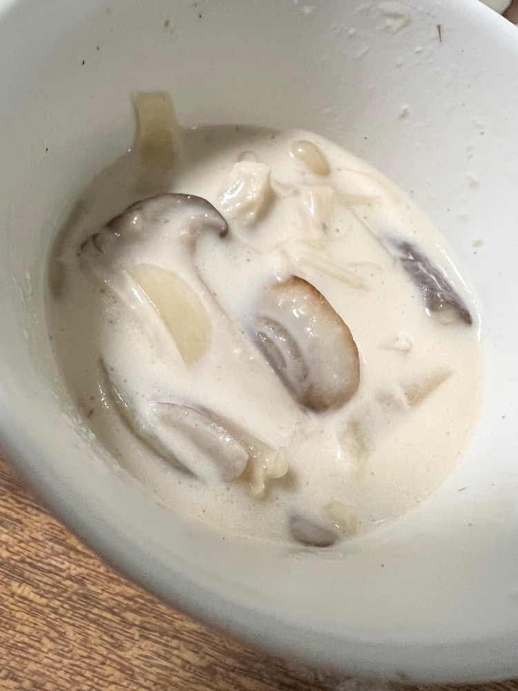 きのこのクリームスープ🍄